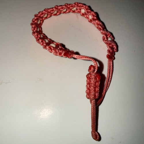 Pink Summer Handmade Woven Bracelet