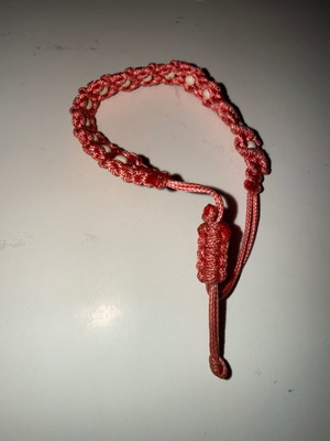 Pink Summer Handmade Woven Bracelet