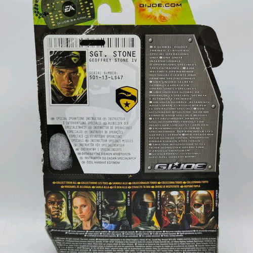 G.I.JOE SGT STONE figure sealed like new