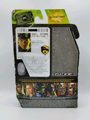 Φιγούρα G.I.JOE SGT STONE σφραγισμένη σαν καινούργια