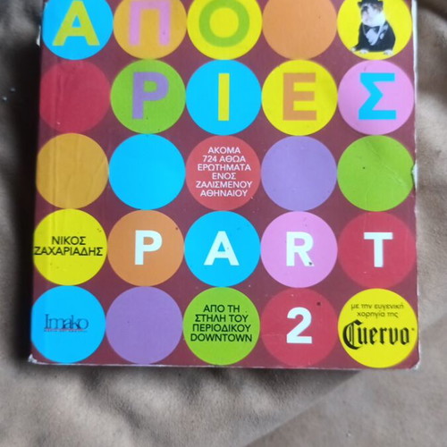Book Apories Part 2 used, humorous, collectible by Nikos Zachariadis