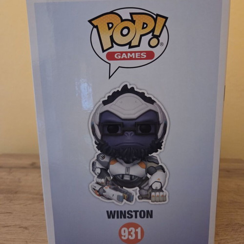 Funko Pop Games 931 Overwatch Winston new 6-inch figure