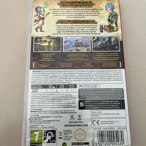 Dragon Quest Treasures Nintendo Switch used
