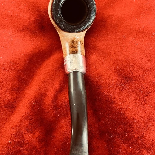 Πίπα καπνού Peterson of Dublin Meerschaum με δαχτυλίδι από ασήμι Sterling .925