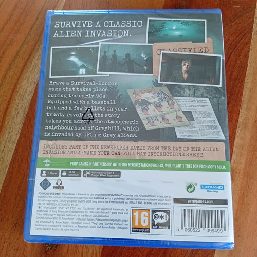 PlayStation 5 Greyhill Incident Abducted Edition 2023 Perp New Sealed