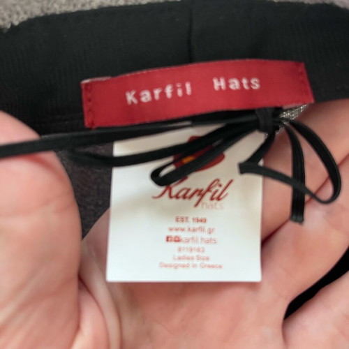 Karfil lady’s hat like new, gray