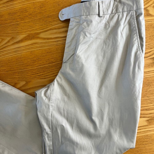 Glou fabric pants size S, like new, beige and gray