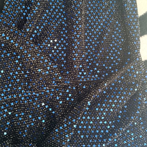 New Look shiny evening blouse like new, black and blue