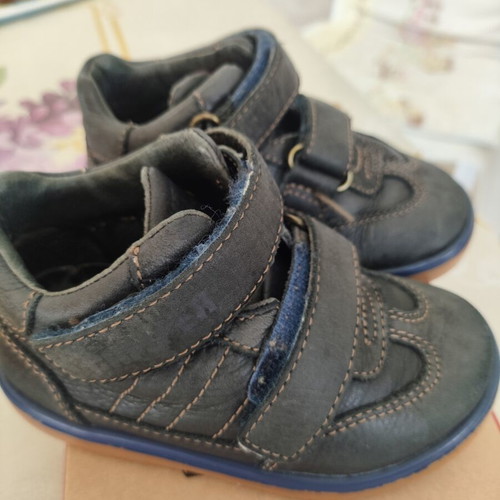 Camper kids shoes size 22 like new, gray and blue