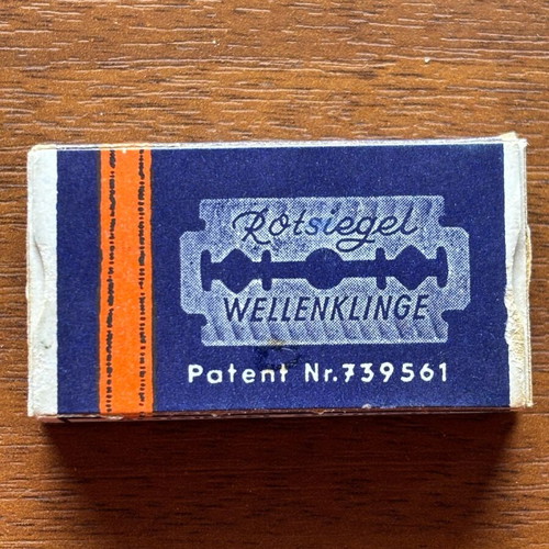 Rotsiegel Solingen vintage razor blades like new, pack of 9
