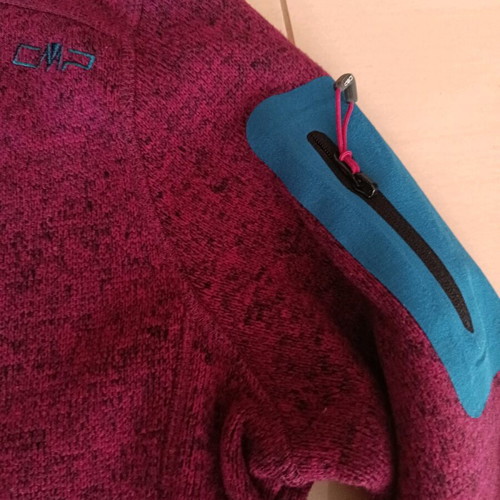CMP fleece jacket like new, size L, purple