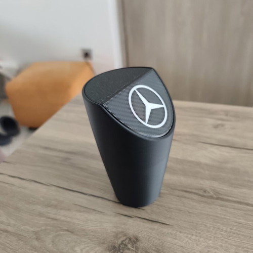 Mercedes 3D Printed Car Cup Holder Trash Bin