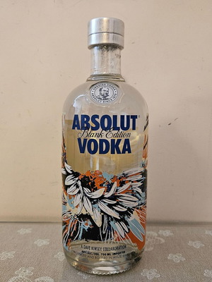 Absolut Vodka Blank Edition Dave Kinsey New