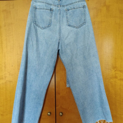Cullote jeans with integrated belt size S/M like new, blue