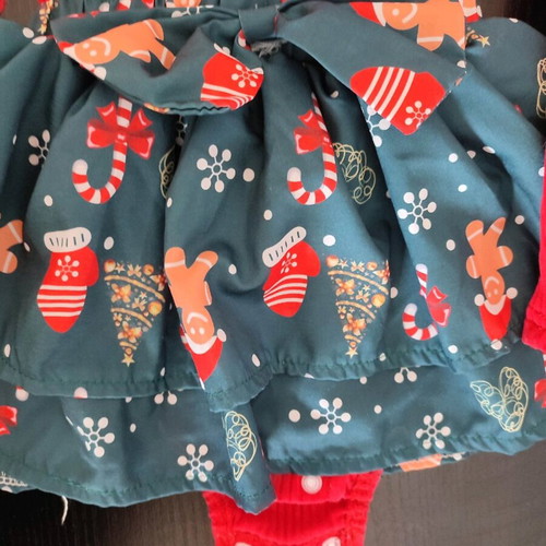 Christmas dress 12-18 months like new