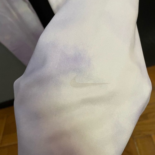Nike Dri-fit 3/4 leggings XL like new, white and purple