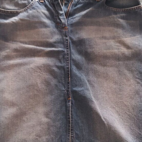 Sisley denim φούστα pencil midi σαν καινούργιο, μπλε, μεγέθη M-L