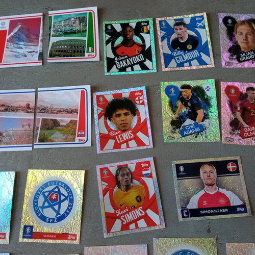 Euro 2024 Topps stickers like new, pack of 370 pieces