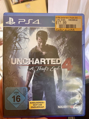 Uncharted 4 PS4 игра употребявана, като нова