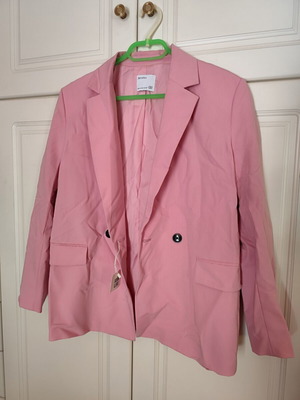Bershka pink blazer new size M