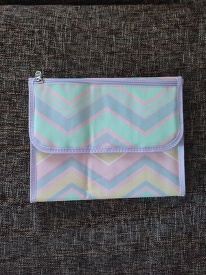 Portable Baby Changing Mat like new, pastel zig-zag design