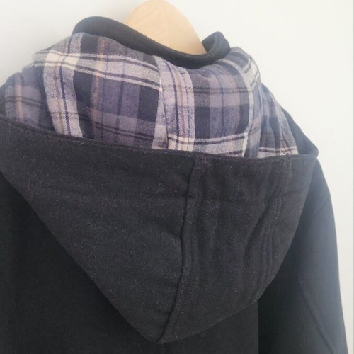 Men's Montgomery used, very warm, black, size XL