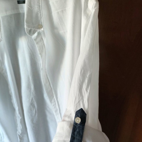 Zara man slim fit white shirt like new, size XL