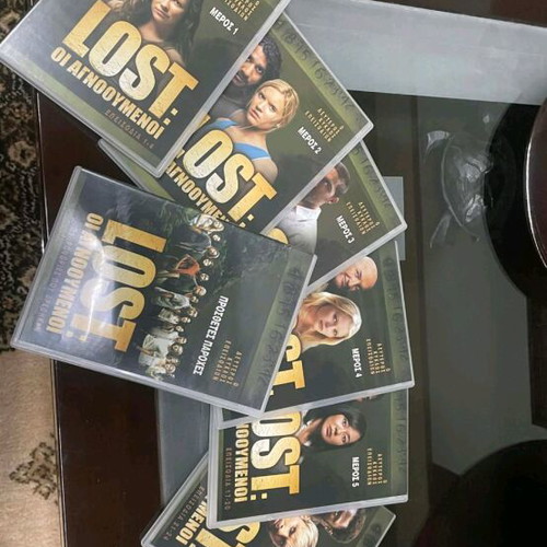 Lost seasons 1, 2 and 3 DVD like new with Greek subtitles