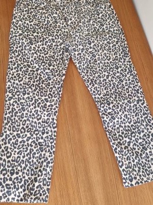 Zara denim animal print pants like new, size XXXL