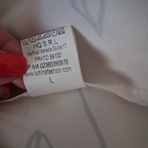 Lumina midi skirt like new with geometric faces, black and blue