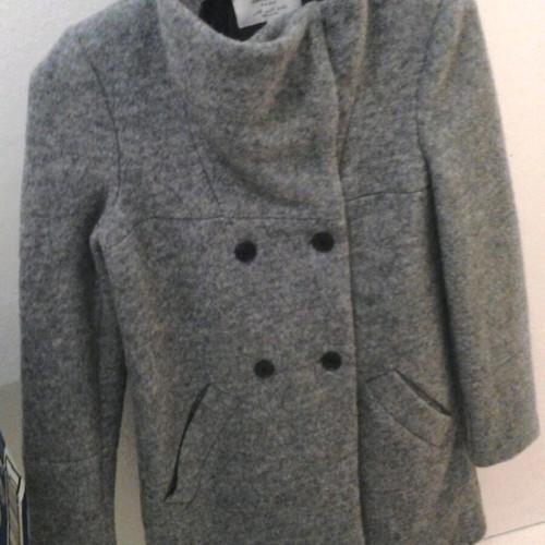 Zara coat used, gray, size S