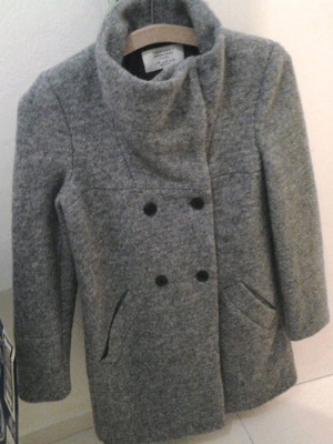 Zara coat used, gray, size S