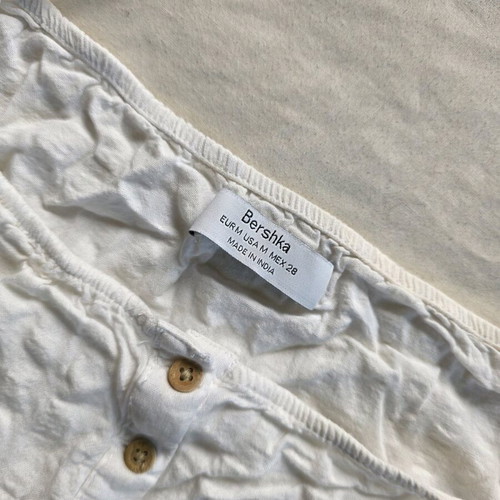 Bershka Summer Top Like New, Medium, White