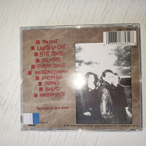 New Model Army Ghost of Cain CD like new, rock album 1986