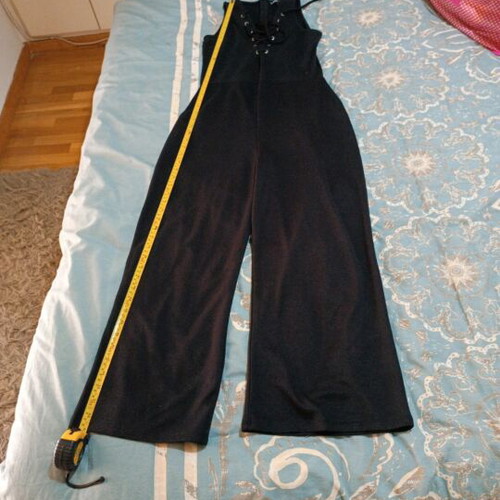 Jennyfer one-piece jumpsuit like new, size M, black and beige