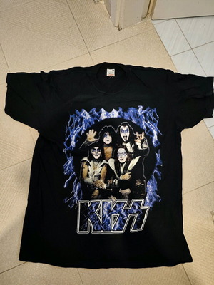 T-shirt KISS large, σαν καινούργιο, μαύρο