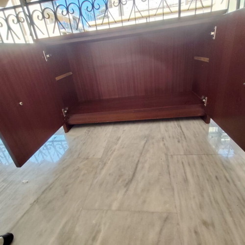 Wooden buffet used, sturdy construction, 91x31x56 cm