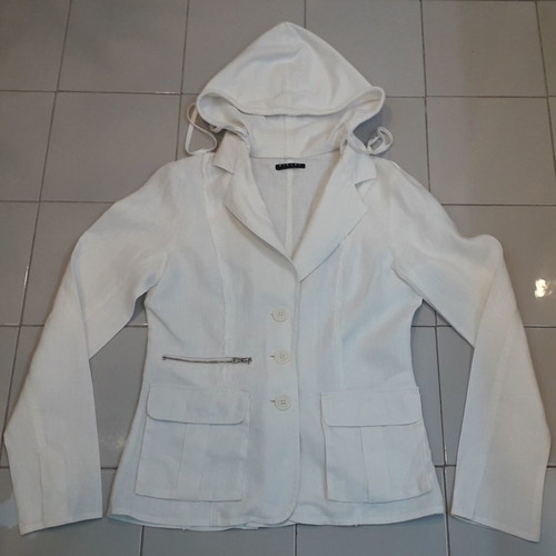 Sisley white jacket used, size S