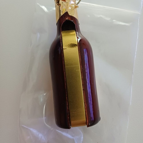 Amstel Gold Beer Vintage Collectible Keychain Bottle Opener like new