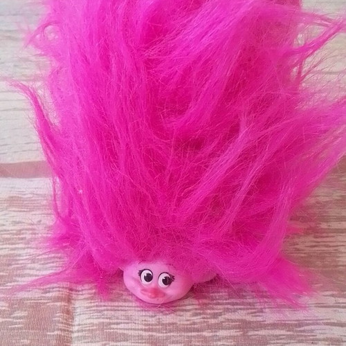 Efxoulis Troll bracelet Long Hair pink strap like new