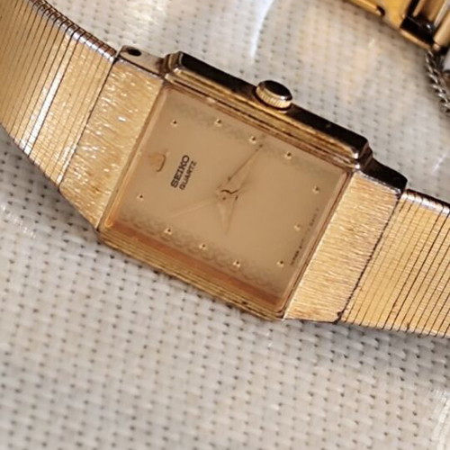Seiko Quartz Lassale vintage ladies' watch, gold tone, NOS