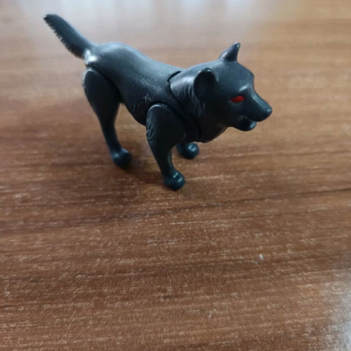 Playmobil wolf with red eyes like new
