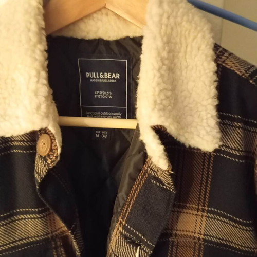 Τζάκετ Pull & Bear μέγεθος Medium καινούριο, μαύρο και καφέ
