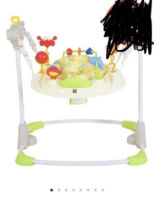 Moni Vista baby bungee jumper like new, green