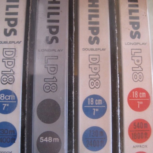 Sound reels used 12-15-18cm plastic 7''