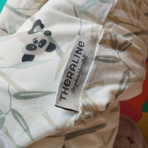 Theraline large boomerang nursing pillow like new (twins)