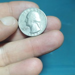 Νόμισμα Quarter Dollar μεταχειρισμένο, 1968, George Washington