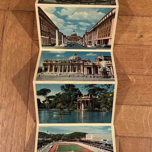 Rome folding photos used, set of 18 pieces