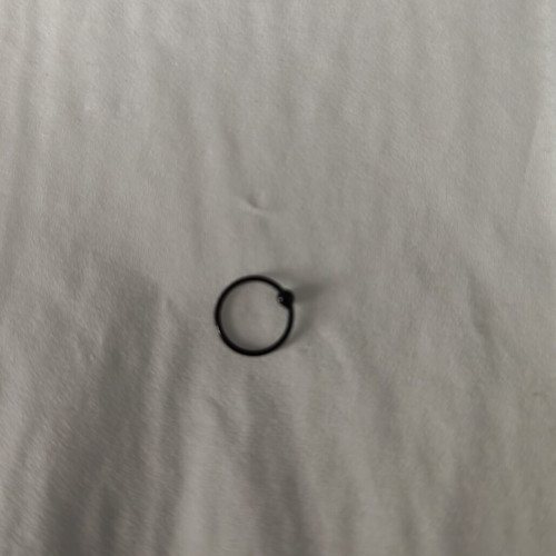 Black Nose Ring new, no irritation