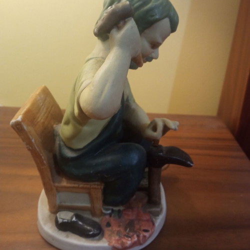 Decorative blacksmith figure used with nice coloring